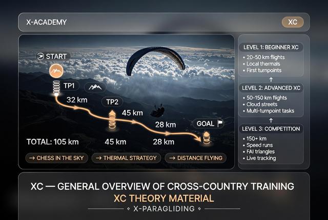 قائمة فحص ما قبل الرحلة لطيار XC